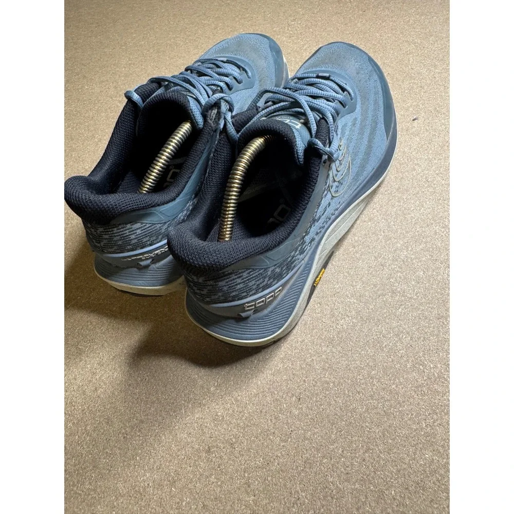 Topo Athletic Ultraventure 2 Trail Running Shoes Blue Grey Vibram Mens 5mm Drop